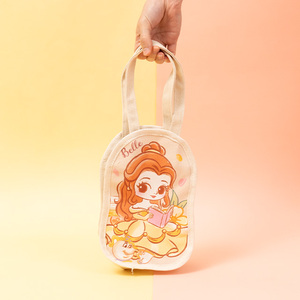 ที่ใส่ขวดน้ำหุ้มฉนวนผ้าใบน่ารักพร้อมกระเป๋าทรงเสน่ห์ที่เก็บขวดน้ำแบบพกพาความจุขนาดใหญ่ออกแบบได้ตามสมัยนิยม - Product Image 4