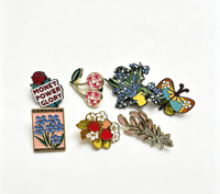 Pins en émail souple personnalisés avec logo métallique, collection de dessins animés peints sur mesure, badges pour cadeaux