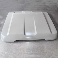 Kit de mise à niveau extérieure de voiture de haute qualité ancien modèle mise à niveau nouveau modèle capot de phare de pare-chocs avant extérieur pour LAND CRUISER LC76