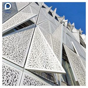 Prima panneau décoratif <span class=keywords><strong>Mashrabiya</strong></span> d'écran de confidentialité découpé au laser en aluminium de Style moderne pour mur rideau extérieur de jardin - Product Image 3