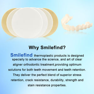 Smile Find Aligner Multifunctionele Mondhygiëne Tandheelkundige Hard/Zacht Vacuümvormende Ronde Transparante Aligners PETG Snap Veneer Sheet - Product Image 2