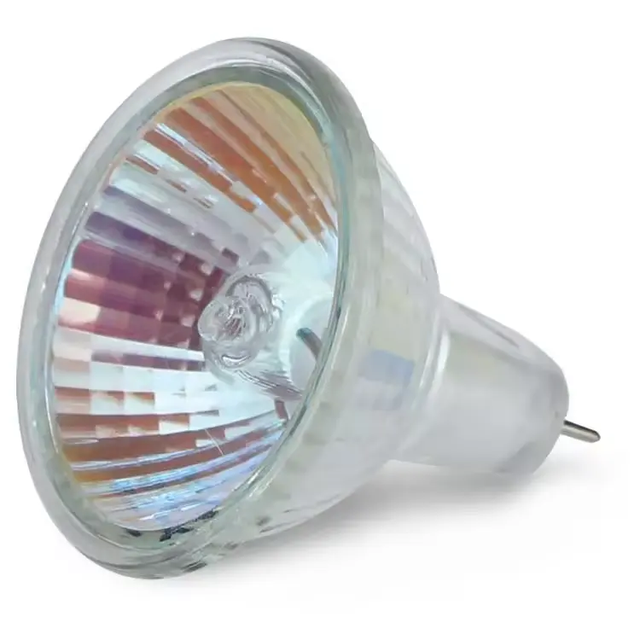 Halogen Heat Lamp MR16 GU5.3 12V 20W 35W 50W Dimmable Warm White with Clear Cover for Landscape Track Lights , HAL-MR16