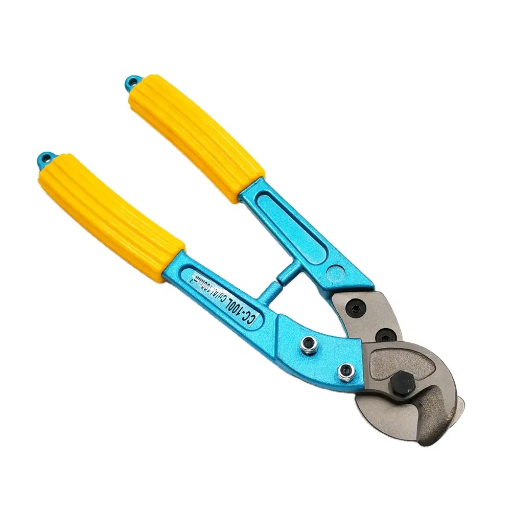 Licht Gewicht Smeden Blade Wire Cutters CC-100L Max 100mm2 Met Vinyl Grips Handgrepen