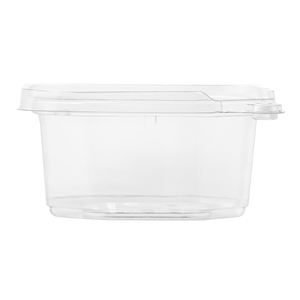 Garantía de calidad 12oz Reciclable Tamper Evident Square Tub Cerradura de seguridad patentada Contenedores de delicatessen para uso industrial de alimentos y ensaladas - Product Image 2