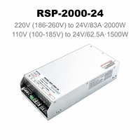 Alimentation industrielle Hi-link RSP-2000-24 RSP-2000-36 RSP-2000-48 2000W 24V/36V/48V avec PFC actif à sortie unique