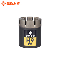 Forets diamantés imprégnés haute performance EZdrill NQ2, 1 pièce, en acier forgé noir, outil de perçage DCDMA