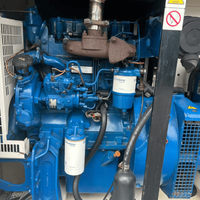 Groupe électrogène diesel silencieux P30E d'occasion 23,9 kW 50Hz triphasé à faible bruit, bien entretenu pour utilisation sur chantier