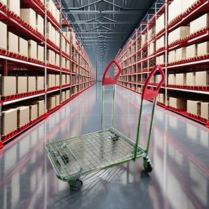 Dépliage Heavy Duty Logistique Entrepôt Pont Chariot Heavy Duty Plate-Forme Chariot Entrepôt Transport Chariot - Product Image 1