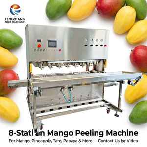 Máquina peladora de mangos FENGXIANG de 8 estaciones para planta de procesamiento de frutas con control PLC y diseño multifuncional - Product Image 1