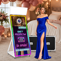 Cabina de Fotos con Espejo a Precio de Fábrica, Cabina de Fotos con Pantalla Táctil de 43 Pulgadas, Carcasa para Cabina de Fotos, Espejo Mágico Digital para Selfies, Máquina de Cabina de Fotos