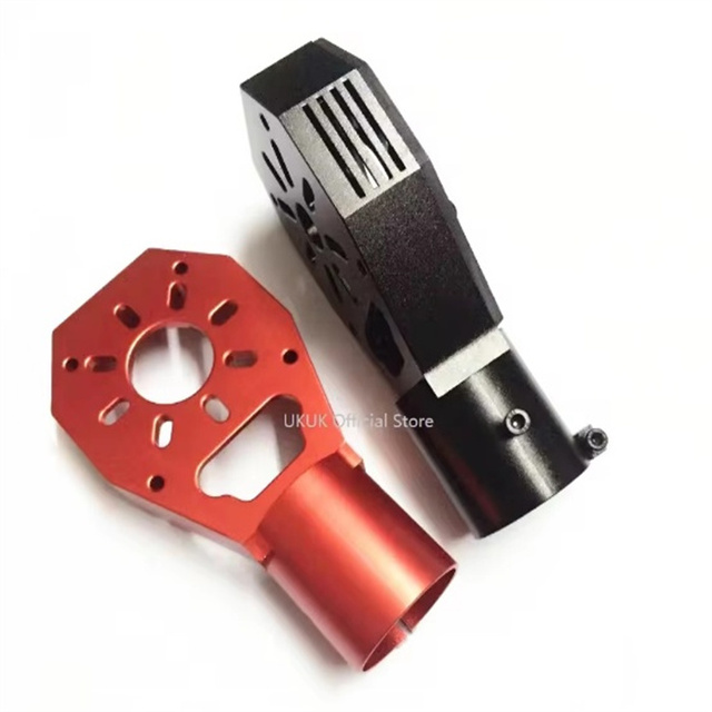 YF CNC Aluminum Alloy Brushless Motor Mount Protective Seat 30mm Motor Base (Black/Red) for Multi-rotor Drone