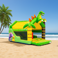 Château gonflable dinosaure pour enfants, structure de saut gonflable animale pour fête d'enfants