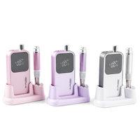 Nouvelle perceuse à ongles électrique 40000 tr/min avec base, polisseuse à ongles professionnelle pour vernis gel, ponceuse à ongles, outil de manucure