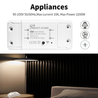 Interrupteur intelligent WiFi pour la maison, application Smart Life, récepteur relais, télécommande sans fil, fonctionne avec Tuya Alexa Google Home
