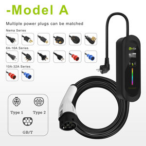 Chargeur de voiture électrique portable <span class=keywords><strong>Zencar</strong></span> 10-32A à courant réglable 7,4 kW, type 1 SAE J1772 - Product Image 2