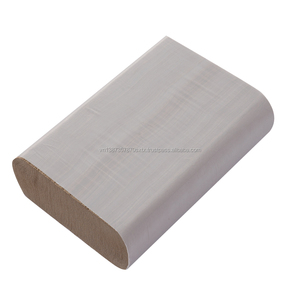 GreenIsland Recycled Pulp Multi-fold <b>Hand</b> Paper <b>Towel</b> Z-Fold Design with White Kraft and Blue Coreless 23x22cm/23x23cm 1 Ply - Product Image 4