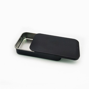 custom printed mint pencil tin box packaging sale empty metal candy tin cans sale sliding tin box