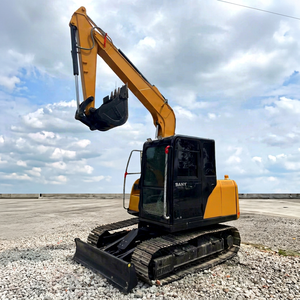 Used SANY SY75C Crawler Excavator 7.5Ton Small Hydraulic Digger Original Paint IsuzuYanmar Engine For Municipal Construction - Product Image 1