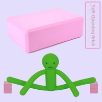 Bloc de yoga en mousse haute densité durable pour la danse, outil de soutien auxiliaire pour le fitness, la danse, le yoga en studio et l'entraînement à domicile