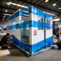 Maison préfabriquée écologique en conteneur, maison modulaire isolée moderne pour bureau de jardin et maison d'hôtes