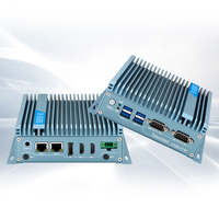 Mini PC industriel sans ventilateur J1900 avec double Ethernet Gigabit, RS232, VGA, HD, PC embarqué compact pour petits équipements d'automatisation