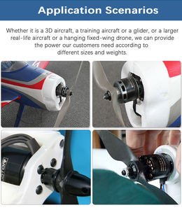 12v 24V DC Brushless Haute Puissance 12v 24v 1400W Pour Drone UAV <span class=keywords><strong>Moteur</strong></span> <span class=keywords><strong>Parapente</strong></span> Paramoteur <span class=keywords><strong>Moteur</strong></span> - Product Image 3