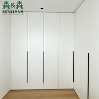 Système de panneaux muraux intégrés modernes SLS pour armoire, mobilier de chambre sur mesure du sol au plafond, placard de rangement modulaire