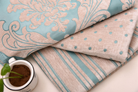 Nappe en tissu pour rideaux, serviette de canapé épaisse, tissu de rembourrage en Chenille Jacquard, Style européen