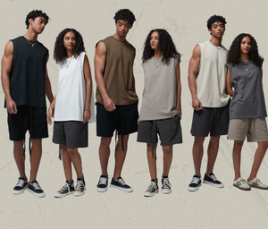 T-shirt <span class=keywords><strong>sans</strong></span> manches en gros pour hommes, t-shirt en coton lourd pour hommes, débardeur unisexe décontracté, haut en coton de qualité supérieure pour hommes - Product Image 4