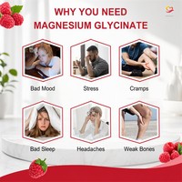 Complément Alimentaire Gommes de Glycinate de Magnésium OEM/ODM – Antioxydant, Soutien Immunitaire, Énergie Accrue, Vitamines pour Adultes, Aliment Santé