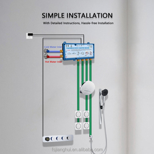 Stepon 26Years Factory WiFi APP OEM ODM Thermostatic Digital Bathroom Mixer Valve Concealed <strong>Shower</strong> Set <strong>Shower</strong> System <strong>Controller</strong> - Product Image 5