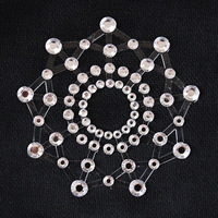 Cache-tétons jetables pour femmes, en forme de diamant, avec strass en cristal, autocollants pour les mamelons