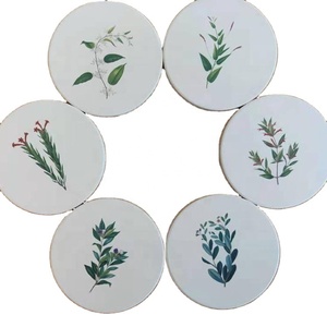 Posavasos absorbentes <span class=keywords><strong>de</strong></span> cerámica, blanco, para bebidas, <span class=keywords><strong>venta</strong></span> <span class=keywords><strong>de</strong></span> fábrica - Product Image 1