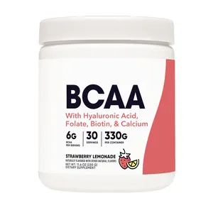 Private Label Custom Logo Healthcare Supplement BCAA Amino Acids Keto Friendly BCAA Powder