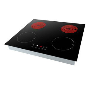 Cocina de Inducción de Cuatro Quemadores para Exportación, Horno Eléctrico de Cerámica, Certificación CE CB GS, Control Táctil Impermeable - Product Image 3