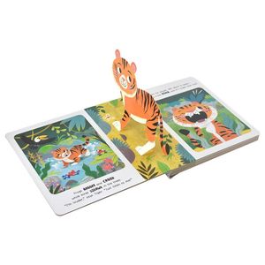 Histoires Pop-Up Dino World, livre d'images éducatif en carton 3D pour enfants, matériel de lecture parent-enfant, modèle 9781836503118 - Product Image 5
