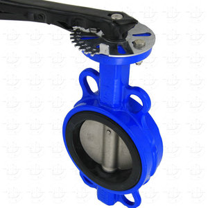Válvula de Mariposa D71XJ-16Q/Dn DN150 de Operación Manual para Agua a Temperatura Normal - Product Image 1