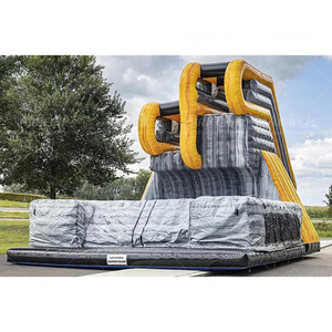 Excitant Ultime Gonflable Adulte Cliff Jump Drop Zone Blow up Freefall Double Stunt Plate-forme de saut gonflable pour le plaisir - Product Image 1