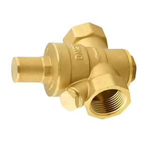 Válvula de drenaje manual de latón OEM ODM DN15 ~ DN50 Válvula reguladora de presión de agua para accesorios de tubería con función reductora de presión - Product Image 1