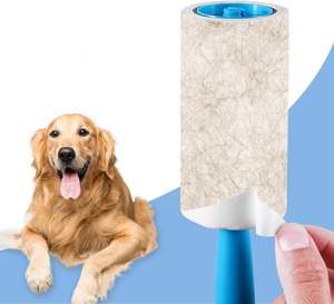 Rodillo Removedor de Pelo de Mascotas Portátil y Reutilizable con 120 Hojas Adhesivas Desprendibles para el Hogar - Product Image 4
