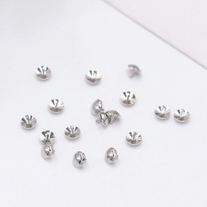 Componente de joyería de cobre chapado en oro de 18K, forma redonda, para sellado de recipientes y bases de cuentas - Product Image 4