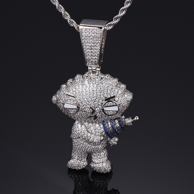 Silver+rope chain