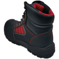 Bottes en cuir véritable sur mesure de taille moyenne : bottes de voyage, de randonnée et tactiques ; bottes de sécurité à embout d'acier OEM