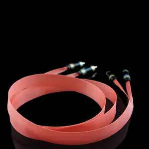 Music ribbon Red Dawn LS HIFI audio signal cable imported silver plated RCA audio cable