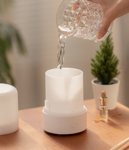 ठंडा धुंध मिनी एयर ह्यूमिडिफायर 2025 नए सफेद रात लैंप तेल विसारक - Product Image 3