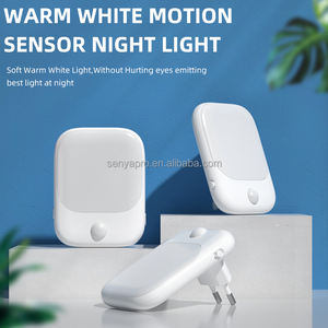 Senya-Pro Led Nachtlampje Met Automatische Zonsondergang Sensor Zacht Warm Wit Nachtlampje Voor Slaapkamer Bewegingssensor Nachtlampje - Product Image 3