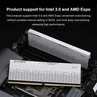 JUHOR High Performance DDR5 5600MHz /16G*2 CL 46 RAM Intel I5 Compatible ECC Hynix Memory for Desktop PC Builds Stock Available