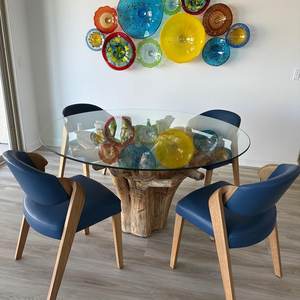 Silla de Madera Maciza para Comedor, Cómoda, Usada en Grandes Cantidades, Estilo Rústico, para Interiores y Exteriores, Cafetería, Restaurante - Product Image 1