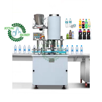 Machine de scellage automatique avec d'alimentation à vis, 100 ml-2 l, pour jus de fruits, ananas, raisin, manga, animaux domestiques