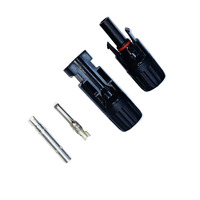 Conector Solar IP67 para Cable Fotovoltaico, Accesorio de 1000V 1500V 30A MC, Cuatro Conectores Macho y Hembra, Material de Carcasa de Cobre y Nailon